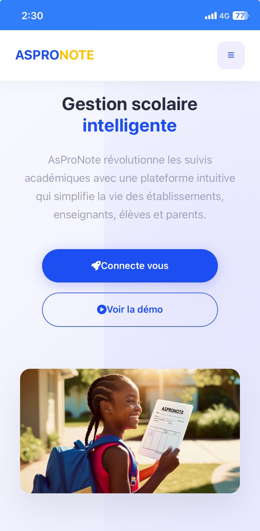 AsProNote : Une plateforme éducative innovante pour les écoles haïtiennes AsProNote : Une plateforme éducative innovante pour les écoles haïtiennes
