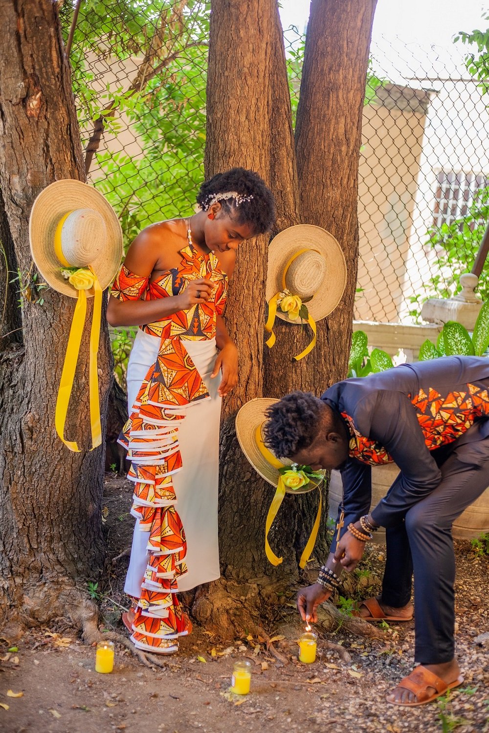 Cathiana et Darlin mettent en valeur la culture haïtienne à travers leur union Cathiana et Darlin mettent en valeur la culture haïtienne à travers leur union