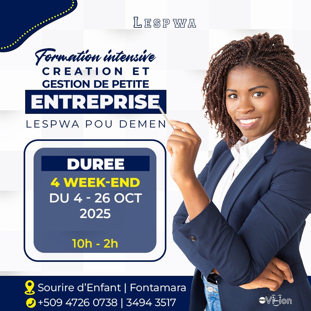 Fontamara : Formation intensive à l’entrepreneuriat pour 50 jeunes avec LESPWA POU DEMEN Fontamara : Formation intensive à l’entrepreneuriat pour 50 jeunes avec LESPWA POU DEMEN