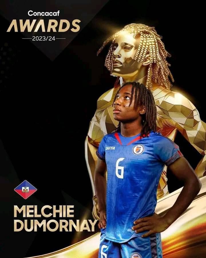 Melchie Daëlle Dumornay : la pépite haïtienne en lice pour le titre de meilleure joueuse de la CONCACAF